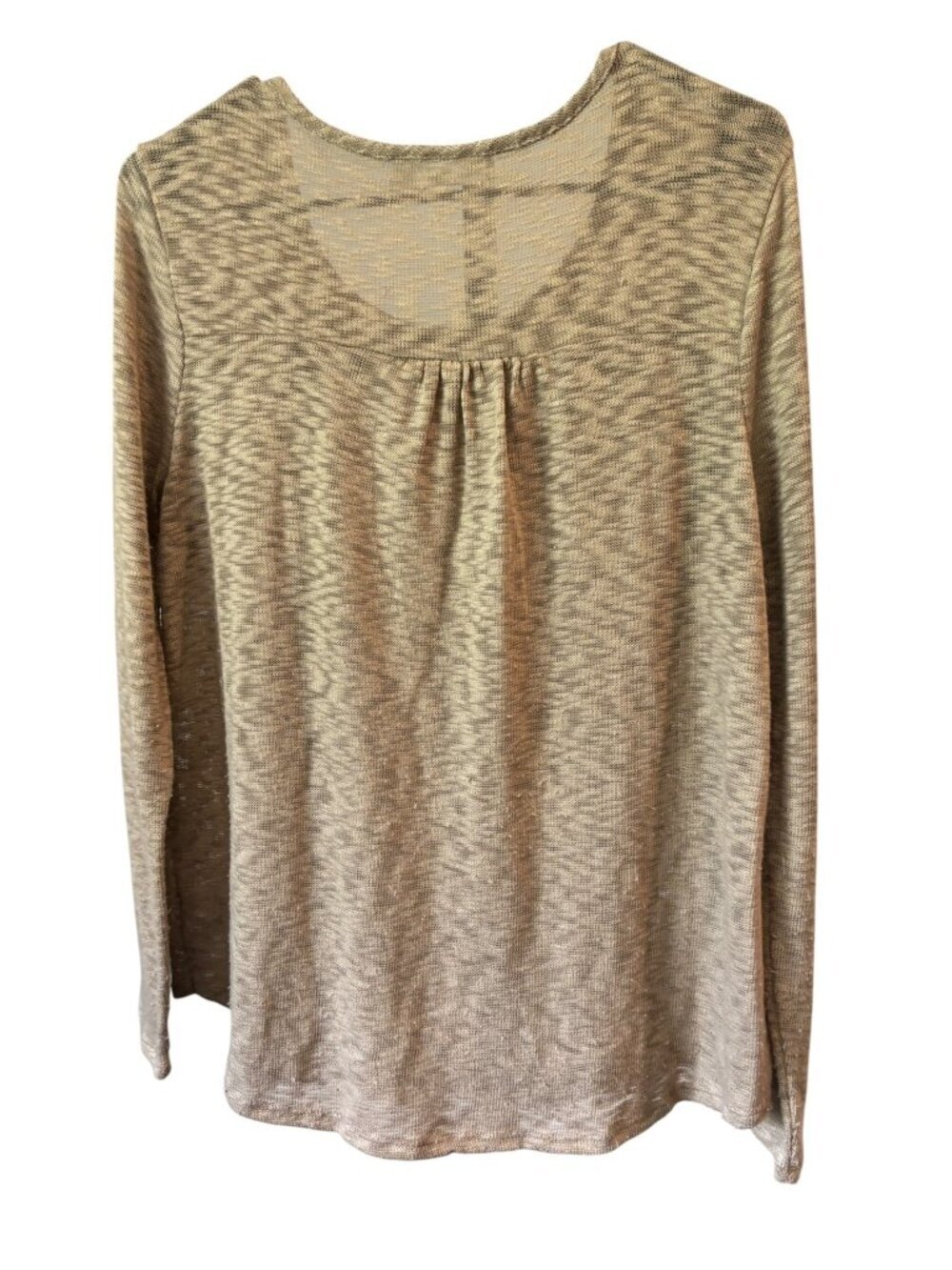 Cato Women’s Brown Long Sleeve Lace Design Top - Picture 3 of 7